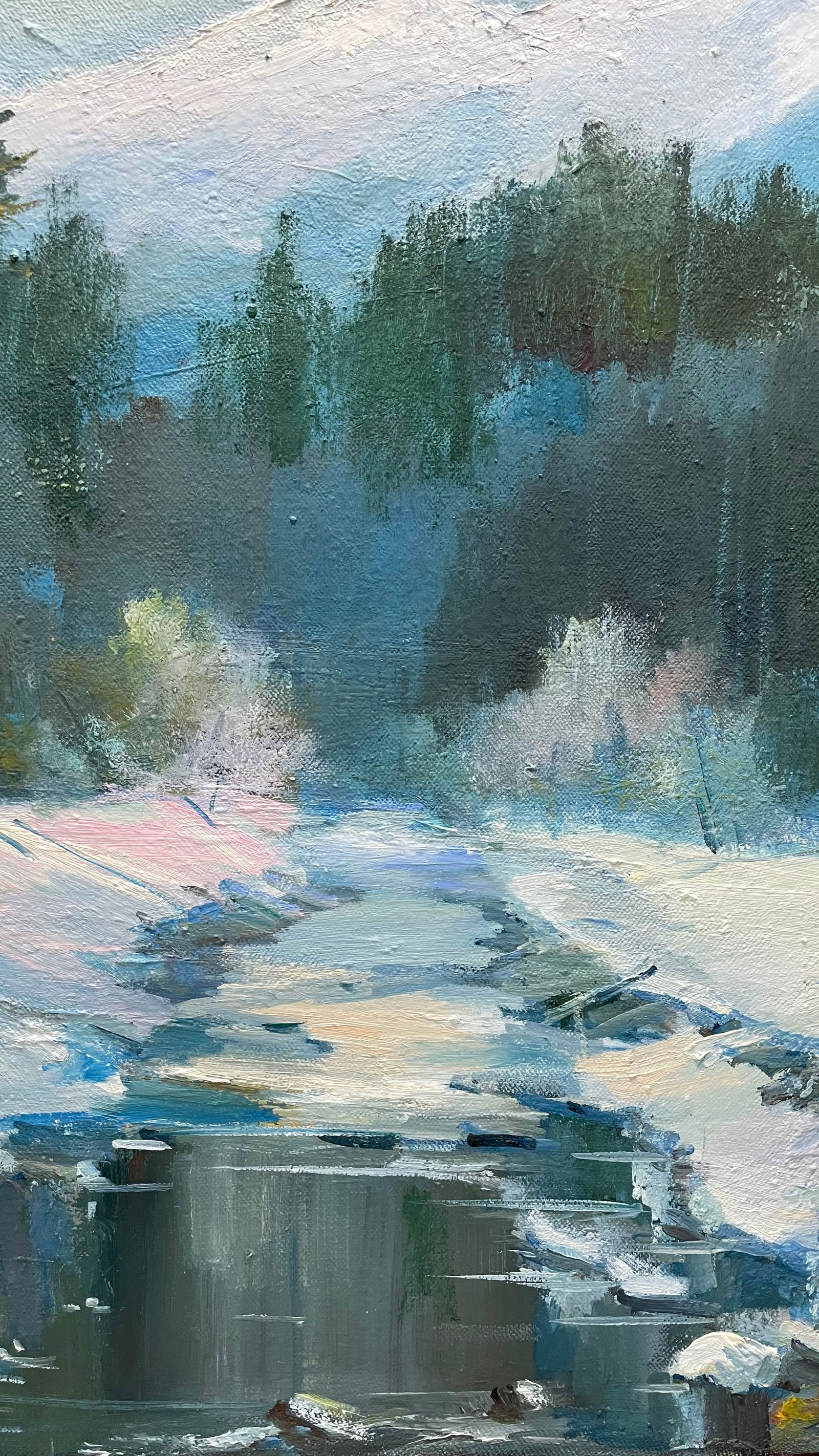 Oil painting Magic winter Ivan Romanyuk - 6