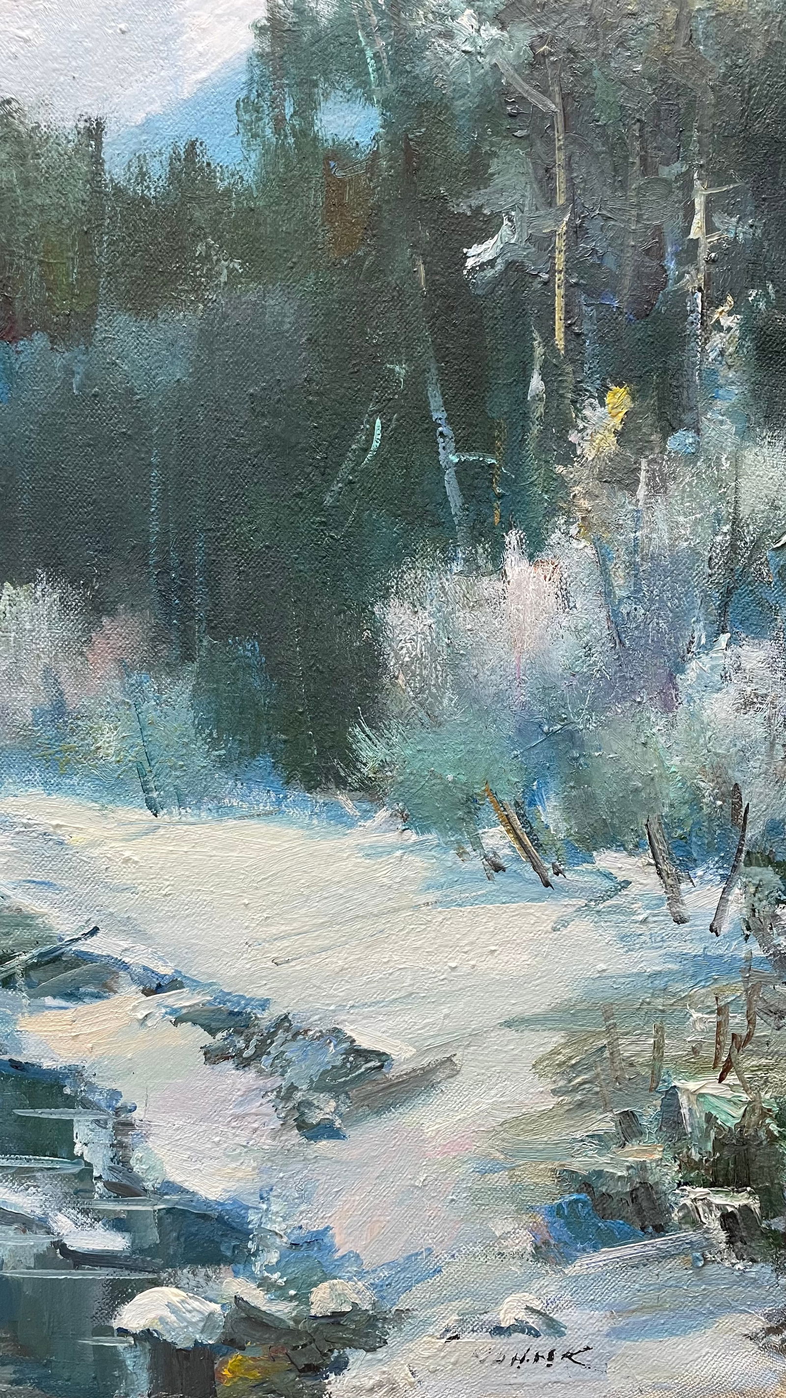 Oil painting Magic winter Ivan Romanyuk - 7