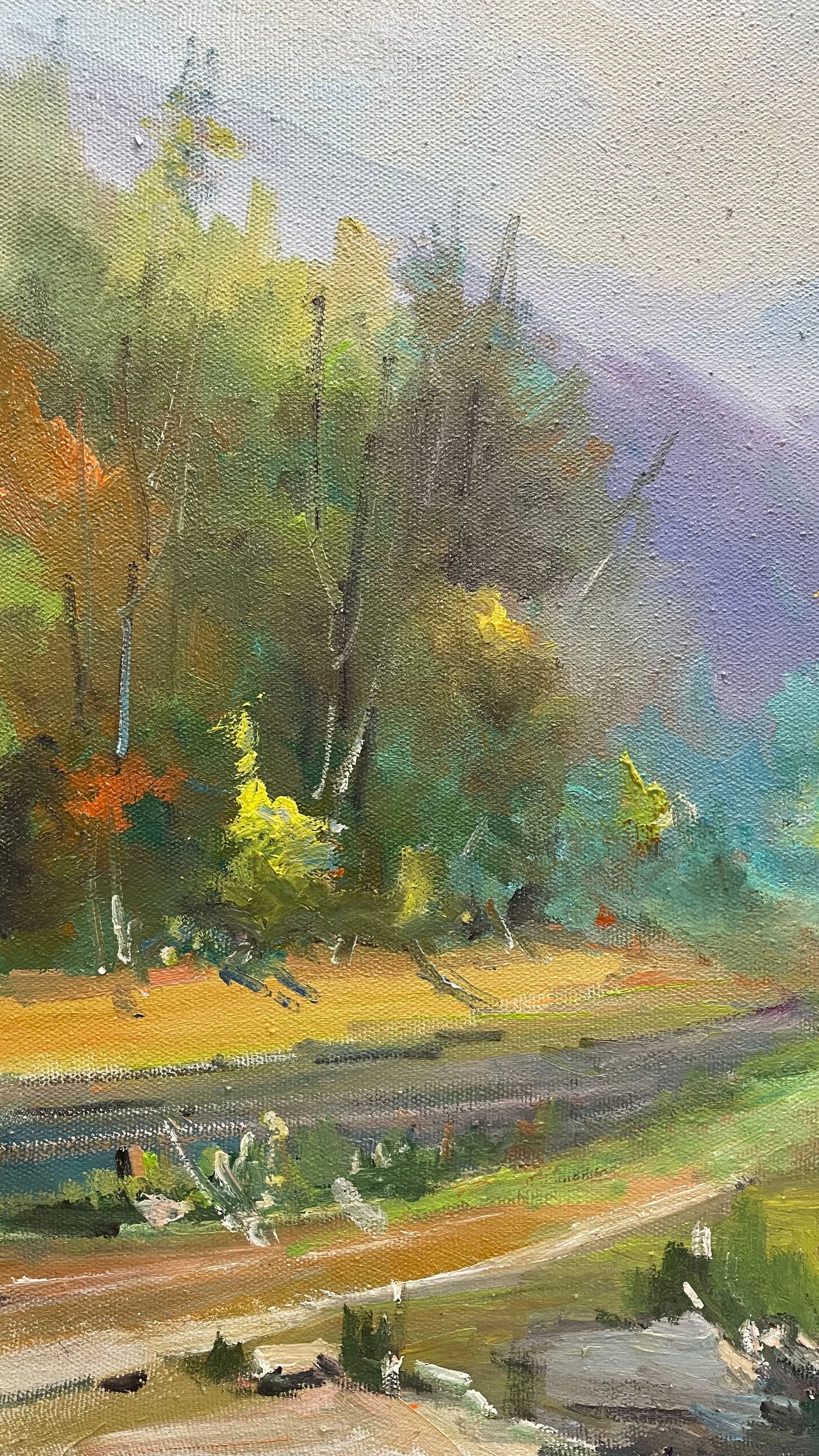 Oil painting Mountain road Ivan Romanyuk - 5