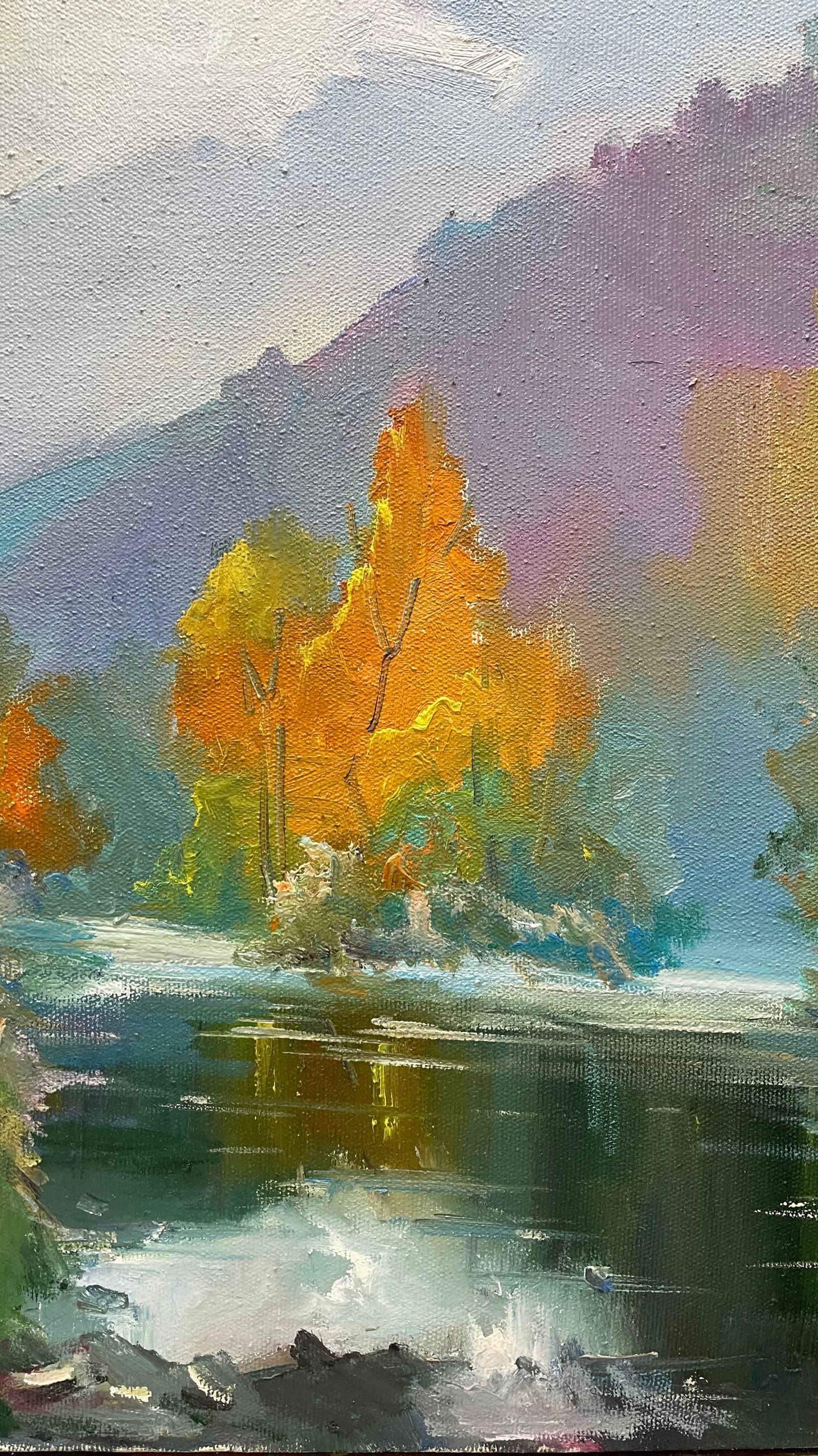 Oil painting Mountain road Ivan Romanyuk - 6