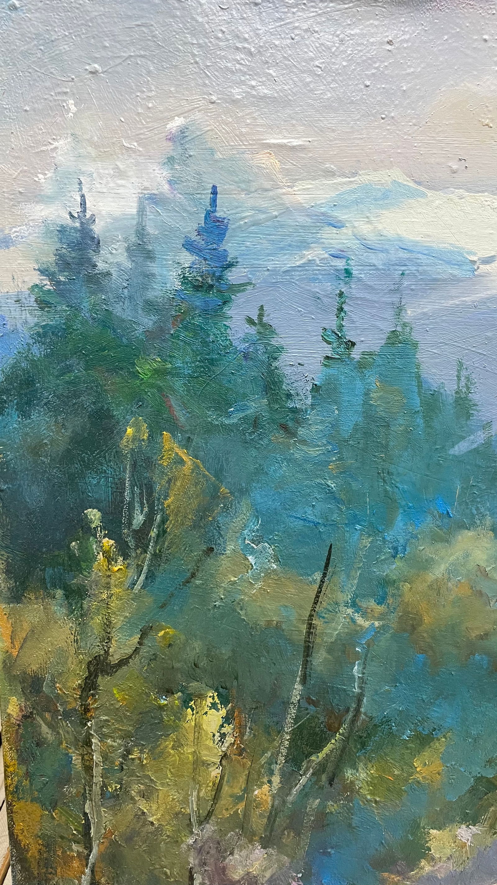 Oil painting Harsh weather Ivan Romanyuk - 2