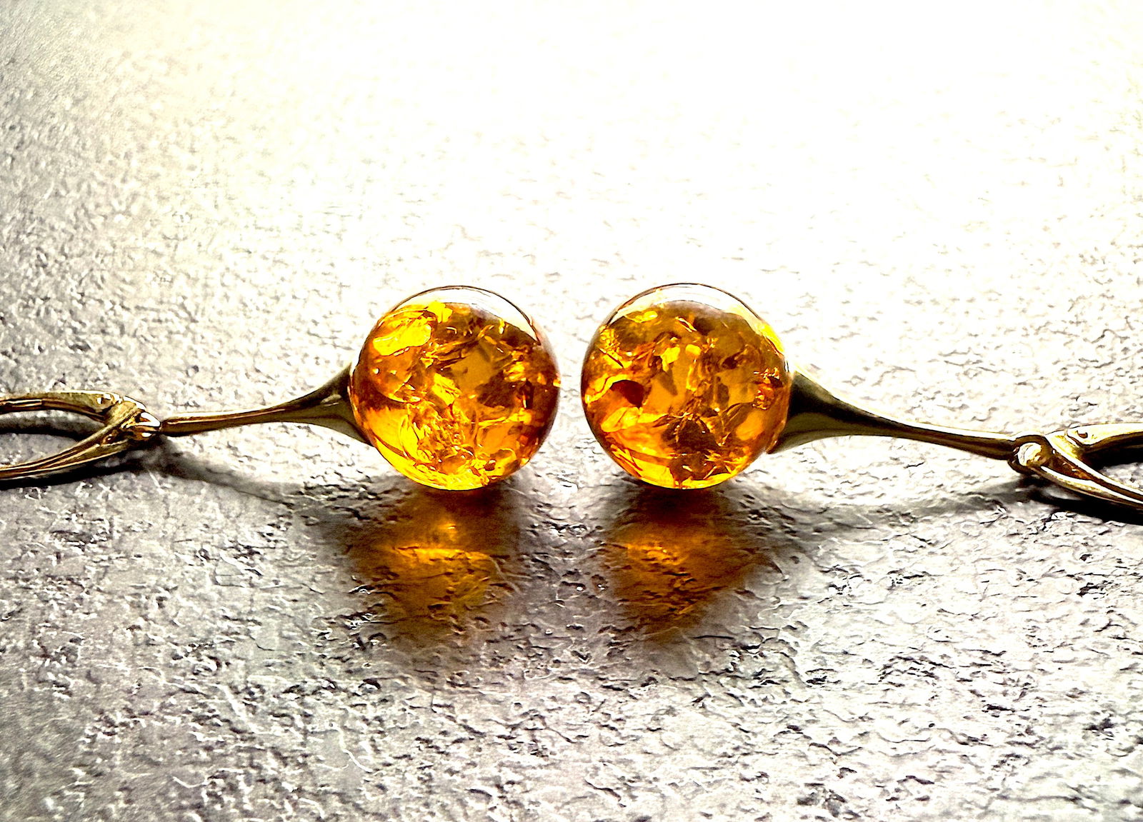 Outstanding Amber Earrings - 3