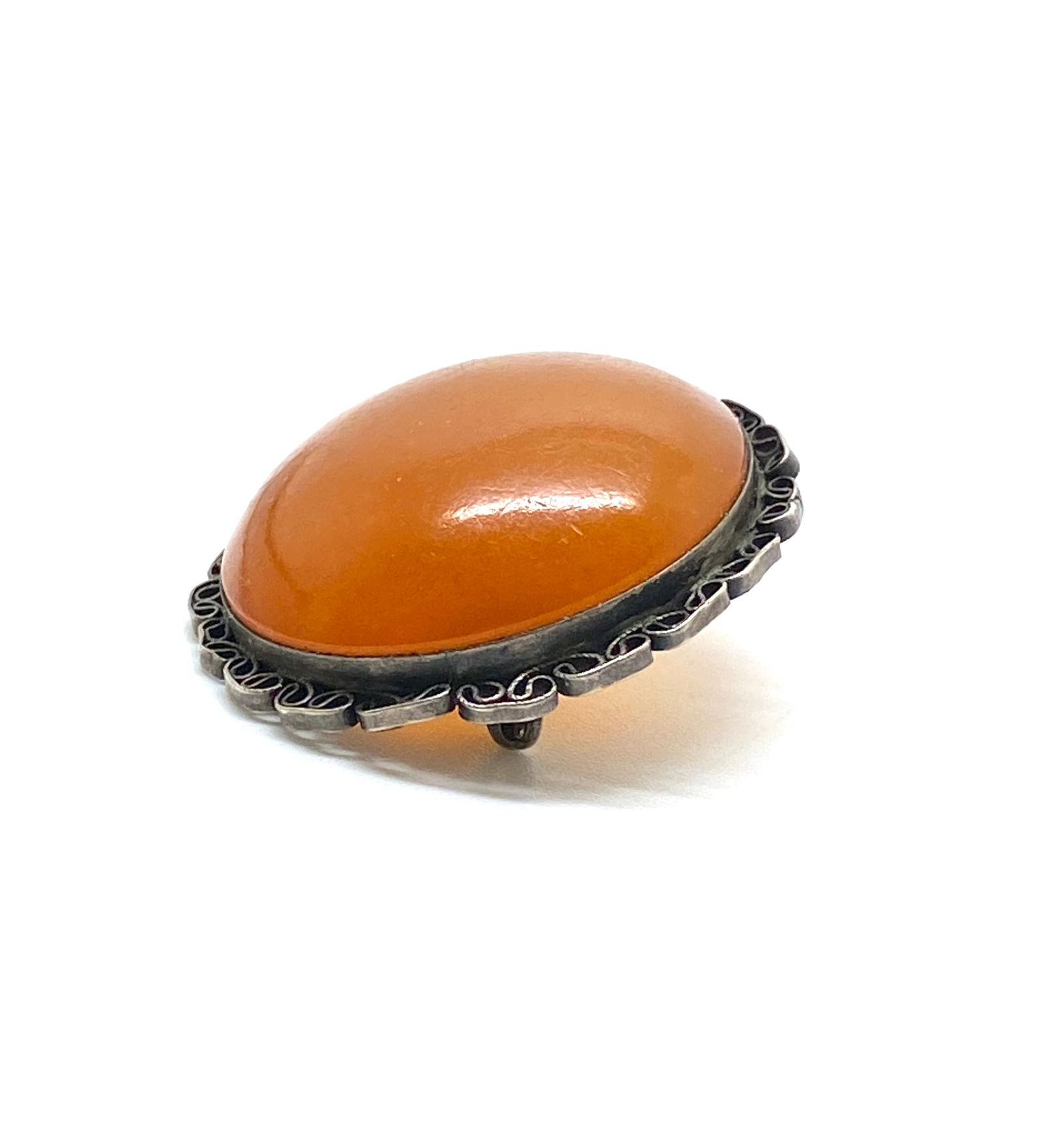 Outstanding Amber Brooch - 7
