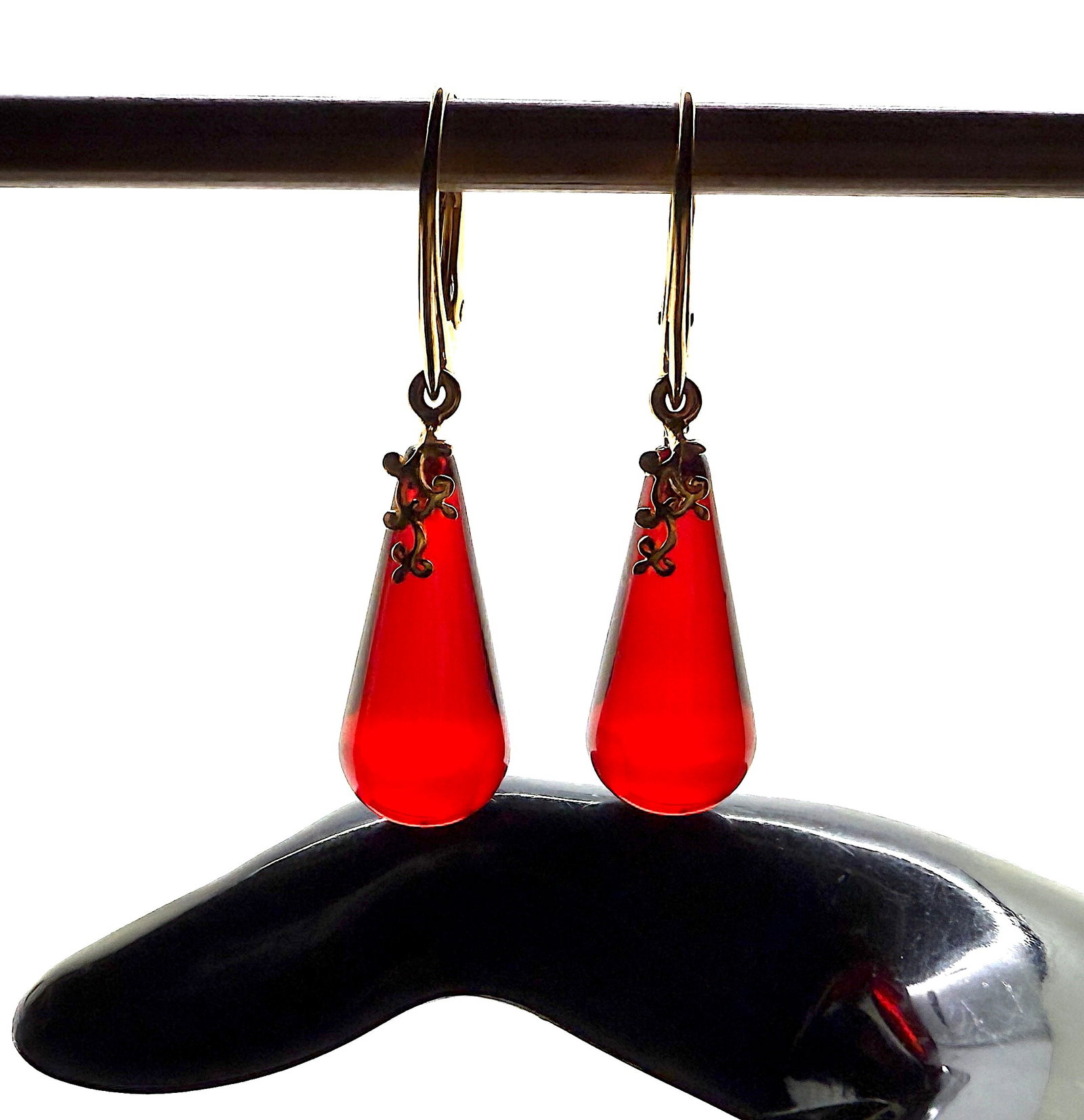 Exquisite Amber Earrings - 4