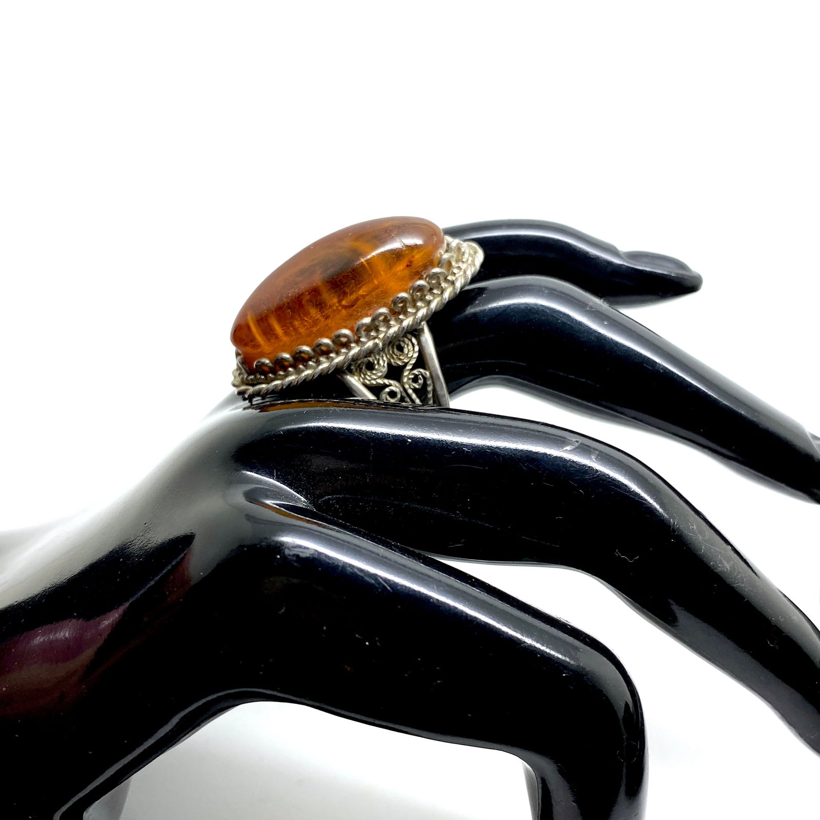 Remarkable Amber Ring - 3