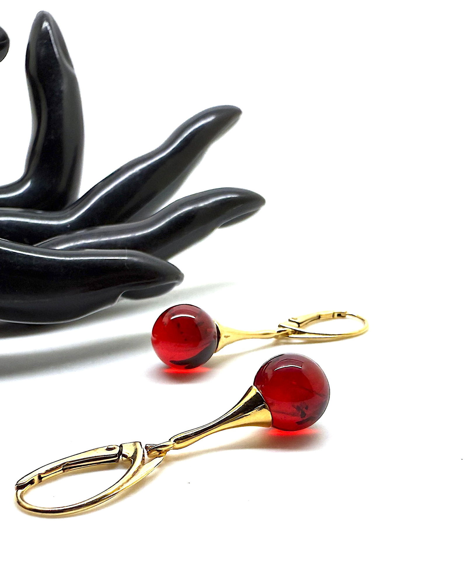 Impressive Amber Earrings - 4