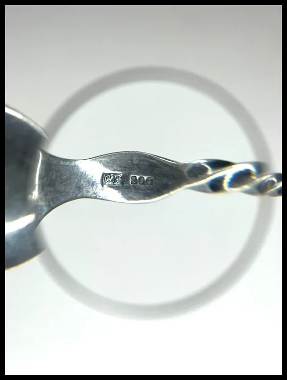 Vintage Sterling Silver Ornate Filigree Teaspoon - 7