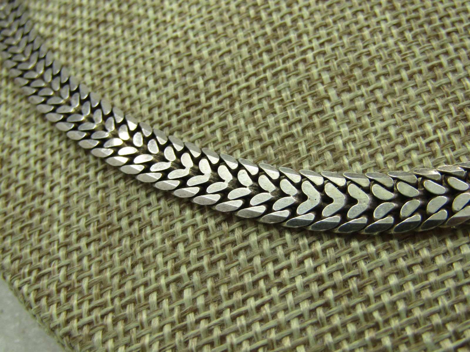 Vintage Sterling 7mm Wide Necklace, Unisex, Italy, 1980's-1990's - 4