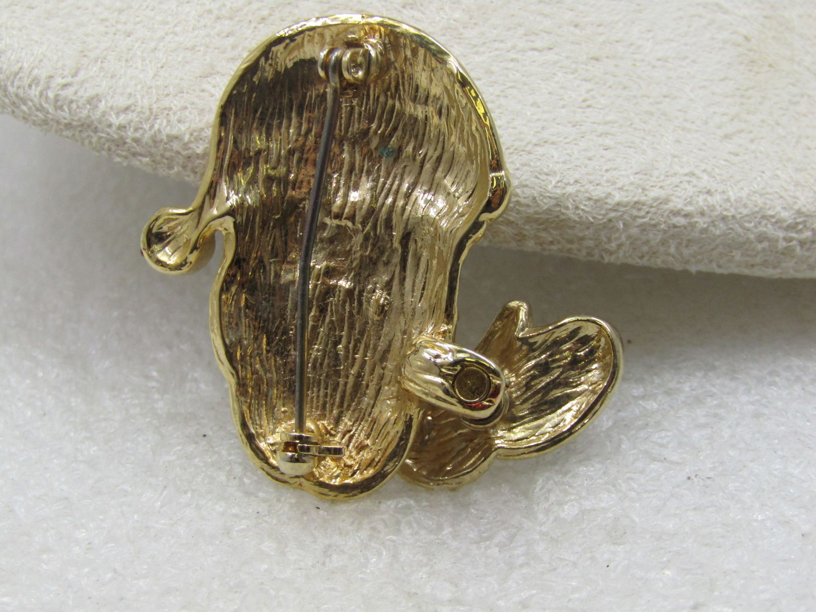 Vintage Waving Enameled Santa Trembler Brooch, 1970's-1980's - 5