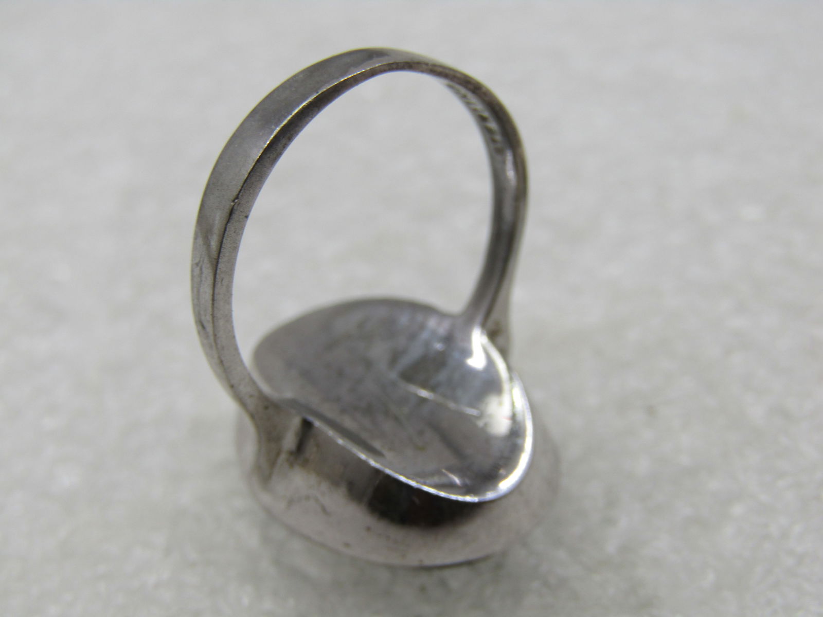 Vintage Sterling Silver Mood Ring, Sz. 7, - 7