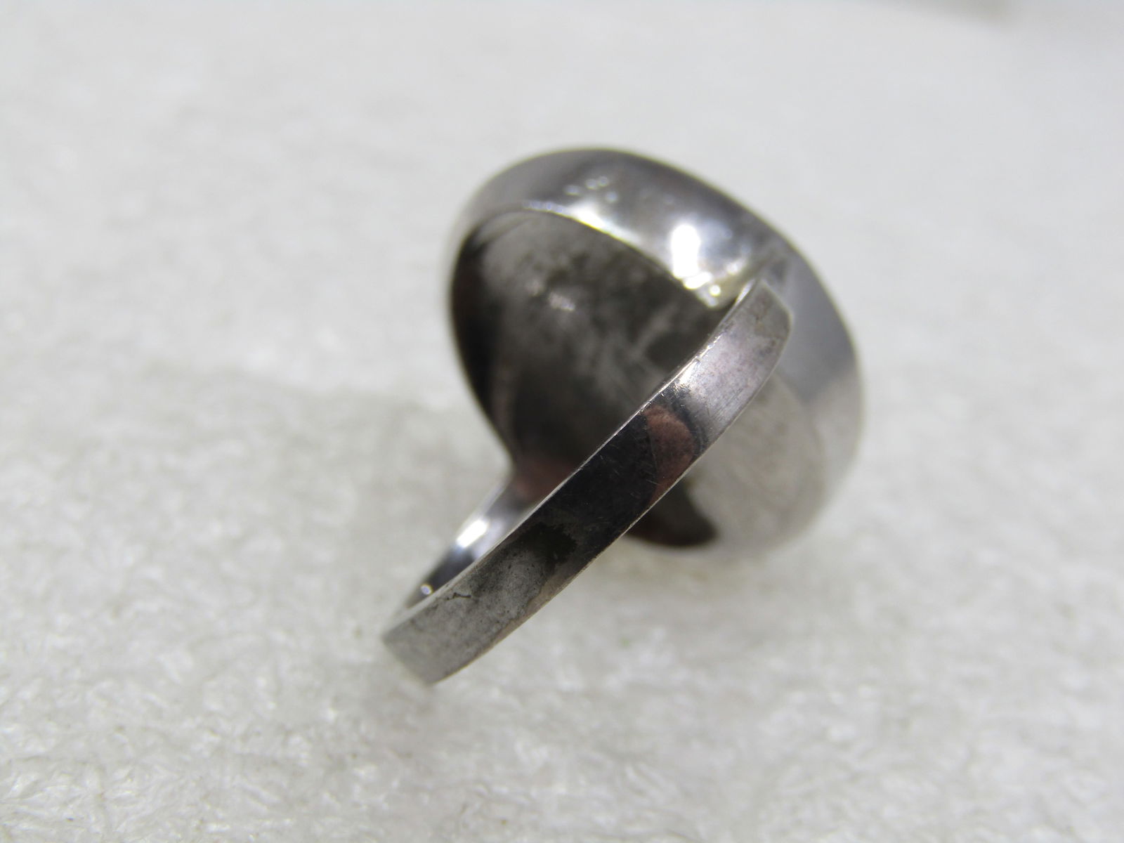 Vintage Sterling Silver Mood Ring, Sz. 7, - 8