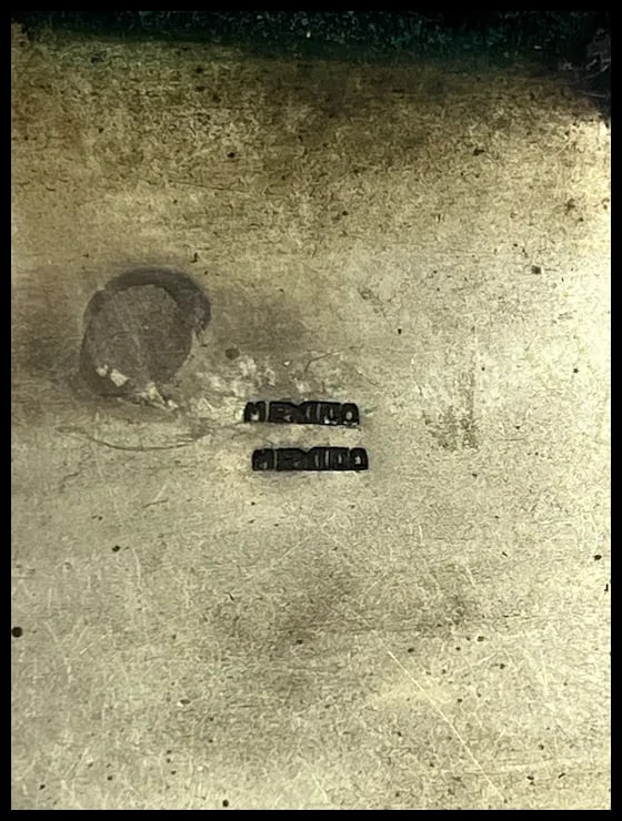 Vintage Oversized Sterling Silver and Carved Natural Stone Face Belt Buckle - 8