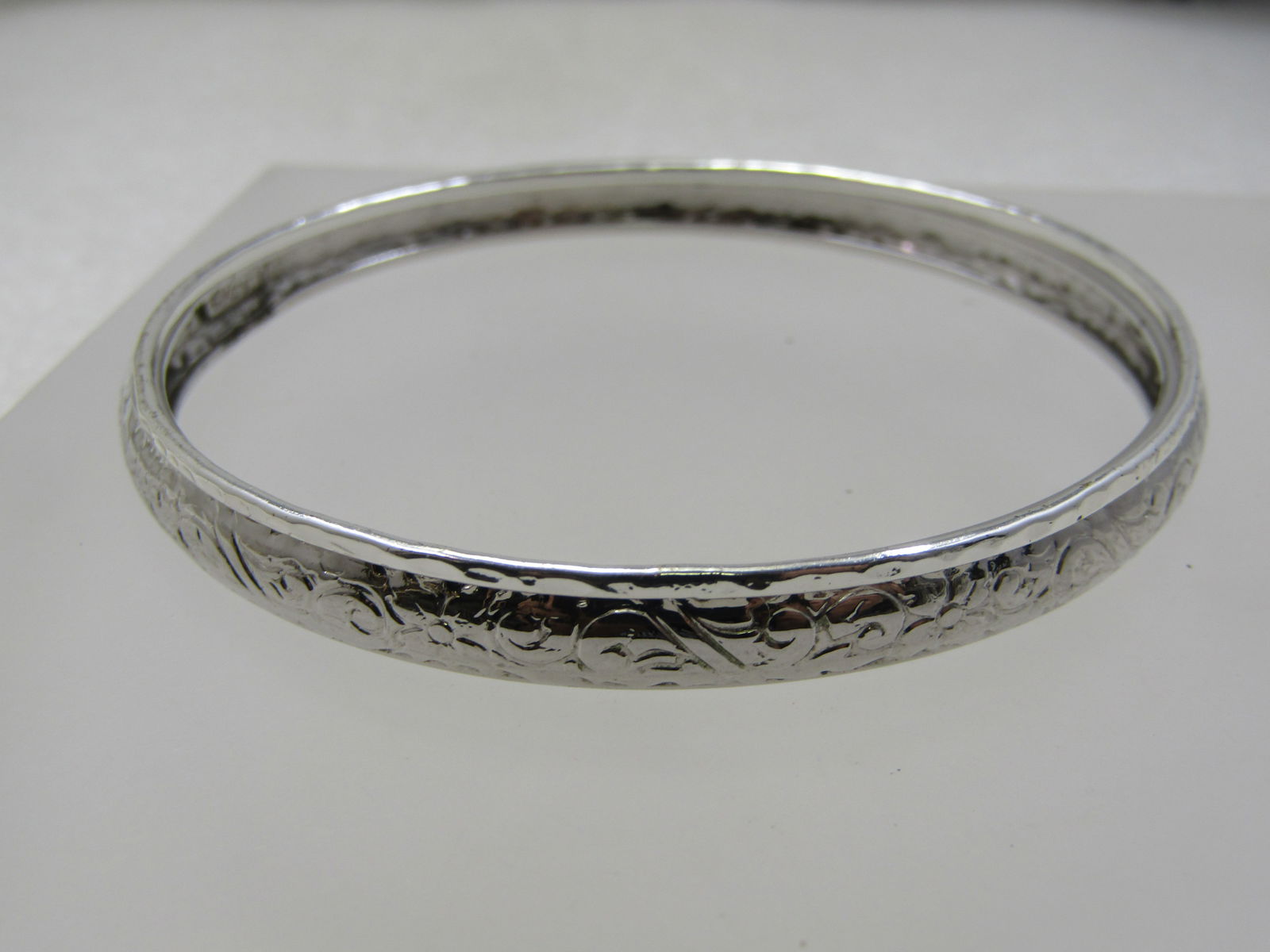 Vintage Stackable Bangle Bracelets, Monet & Unsigned, 7.75" - 3