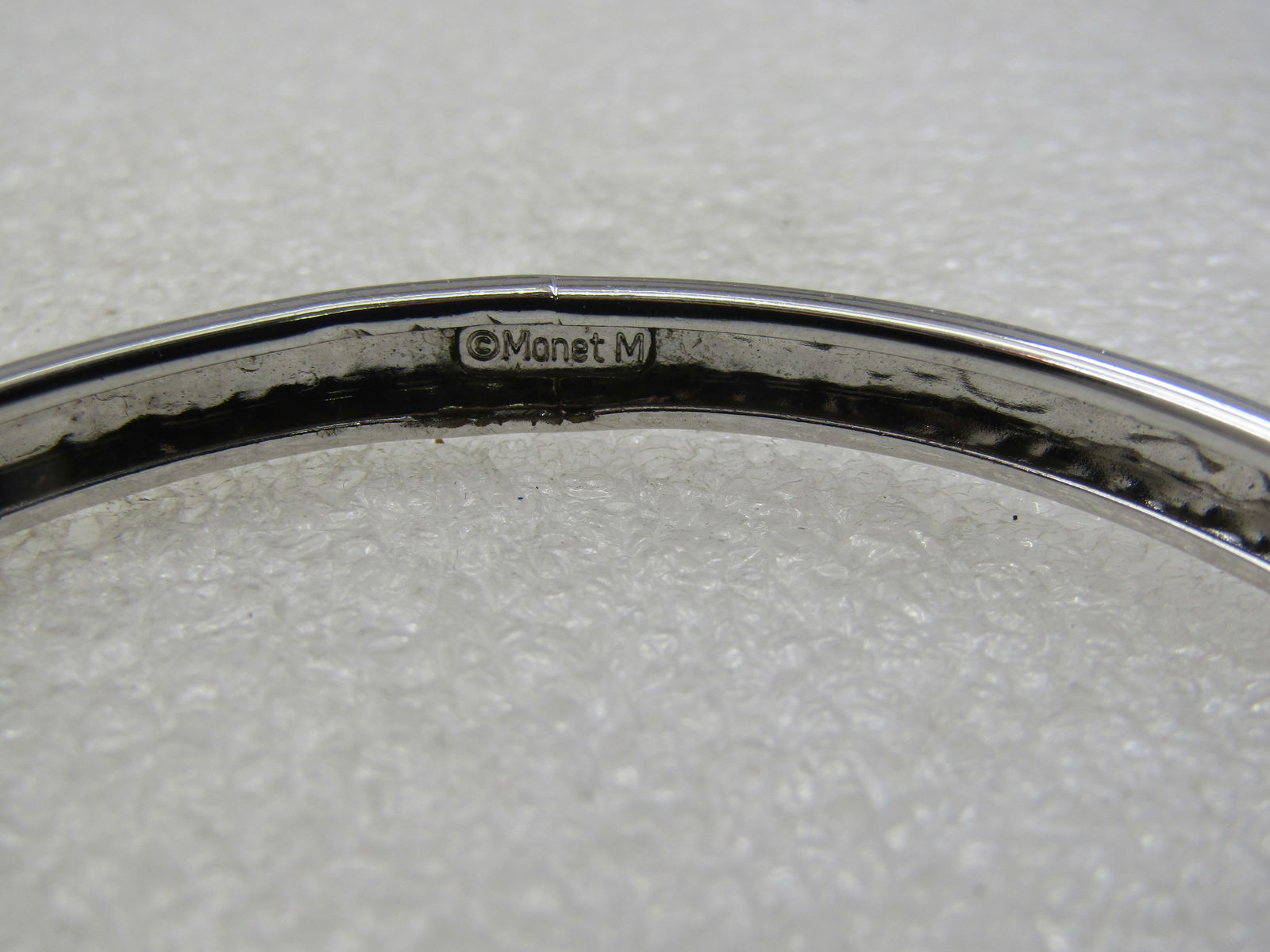 Vintage Stackable Bangle Bracelets, Monet & Unsigned, 7.75" - 6