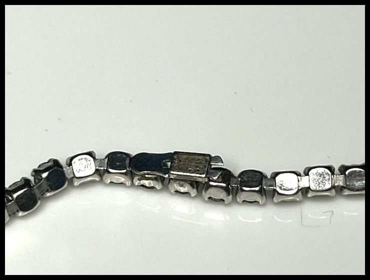 Vintage Rhinestone Statement Necklace - 3