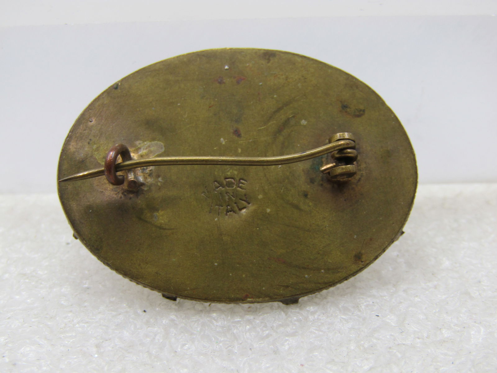 Vintage Italian Micromosaic Brooch, C-Clasp. 1930's-1940's - 4