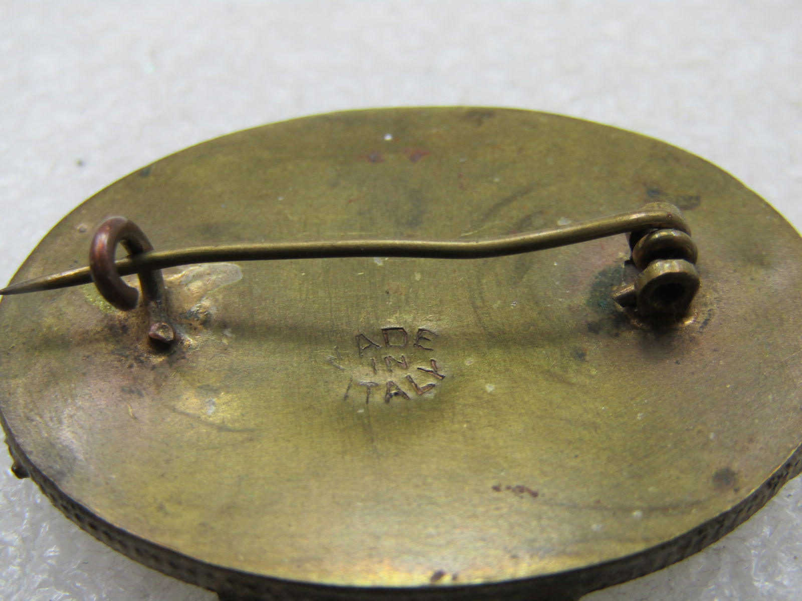 Vintage Italian Micromosaic Brooch, C-Clasp. 1930's-1940's - 5