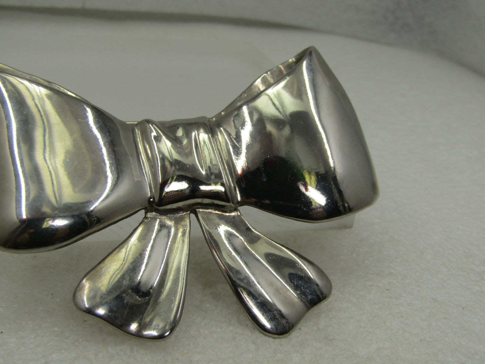 Vintage Large Bow Brooch, 3-D , 3.5" by 2.5" - 2