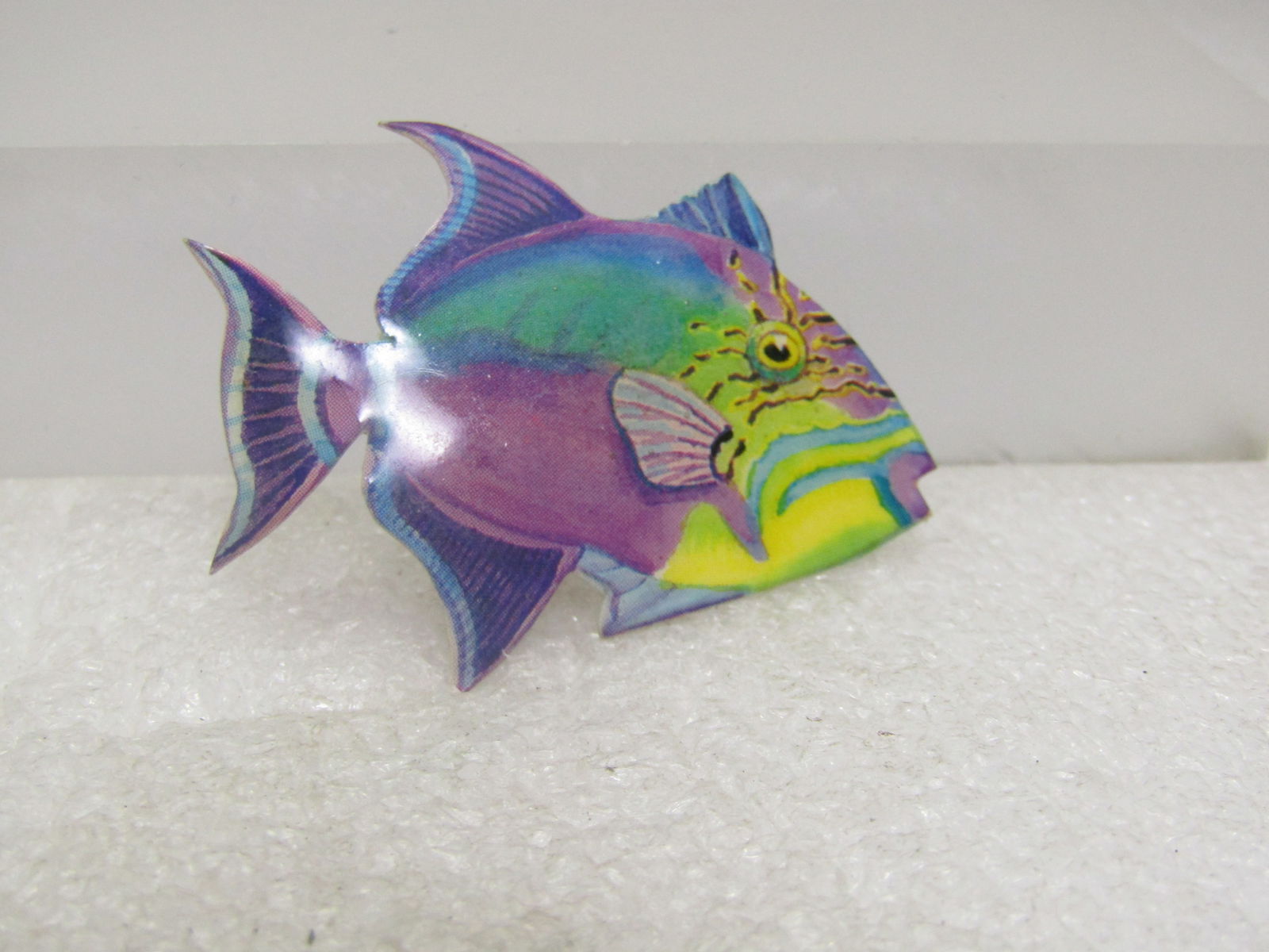 Vintage Tropical Fish Brooch, 1.75" (1 of 4)