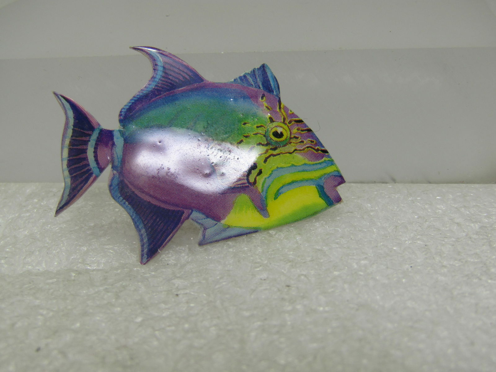 Vintage Tropical Fish Brooch, 1.75" - 2