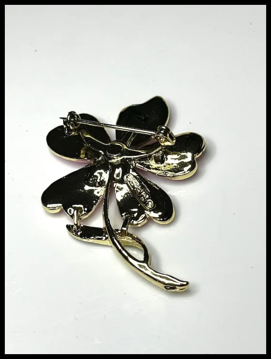 Two Vintage Gerry's Gold Tone Brooches - 4