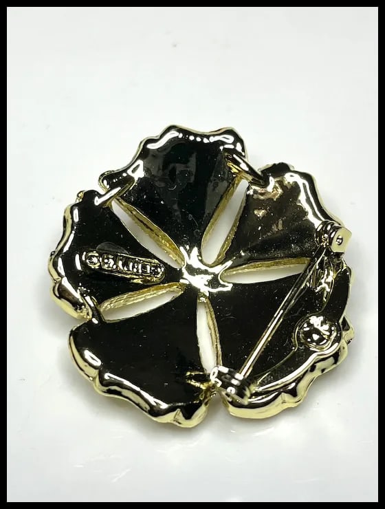 Two Vintage Gerry's Gold Tone Brooches - 7