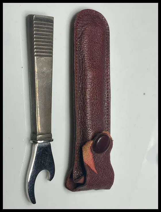 Vintage Sterling Silver Denmark Bottle Opener - 3