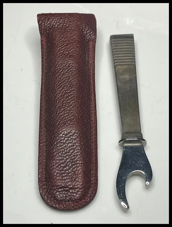 Vintage Sterling Silver Denmark Bottle Opener - 4