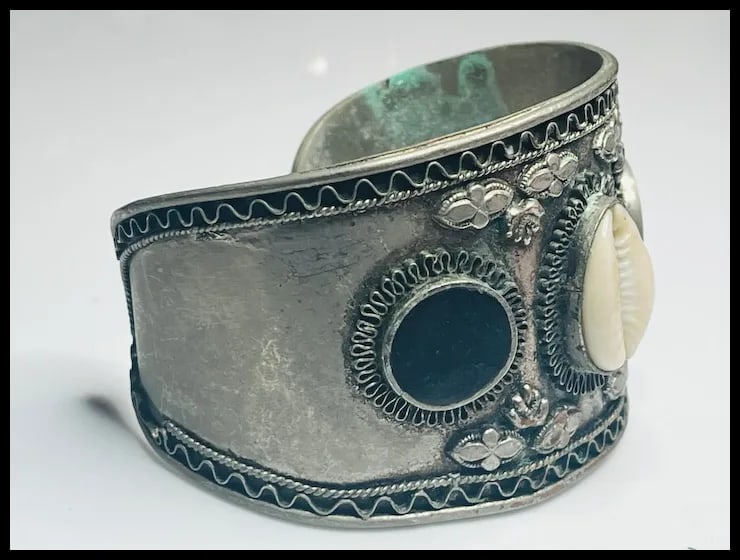 Estate Mix Metal Bracelet - 3