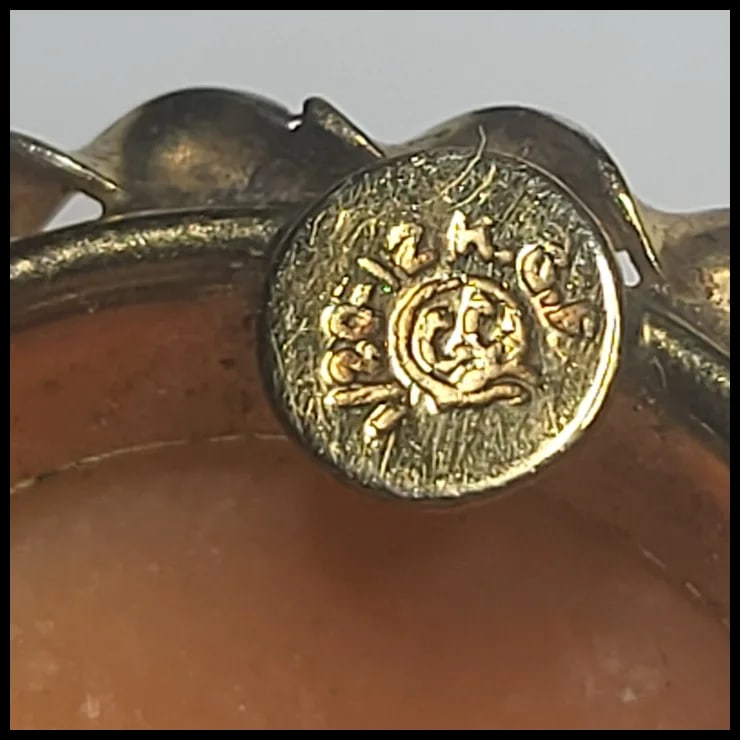 Vintage Gold Filled Cameo Brooch/Pin/Pendant - 5