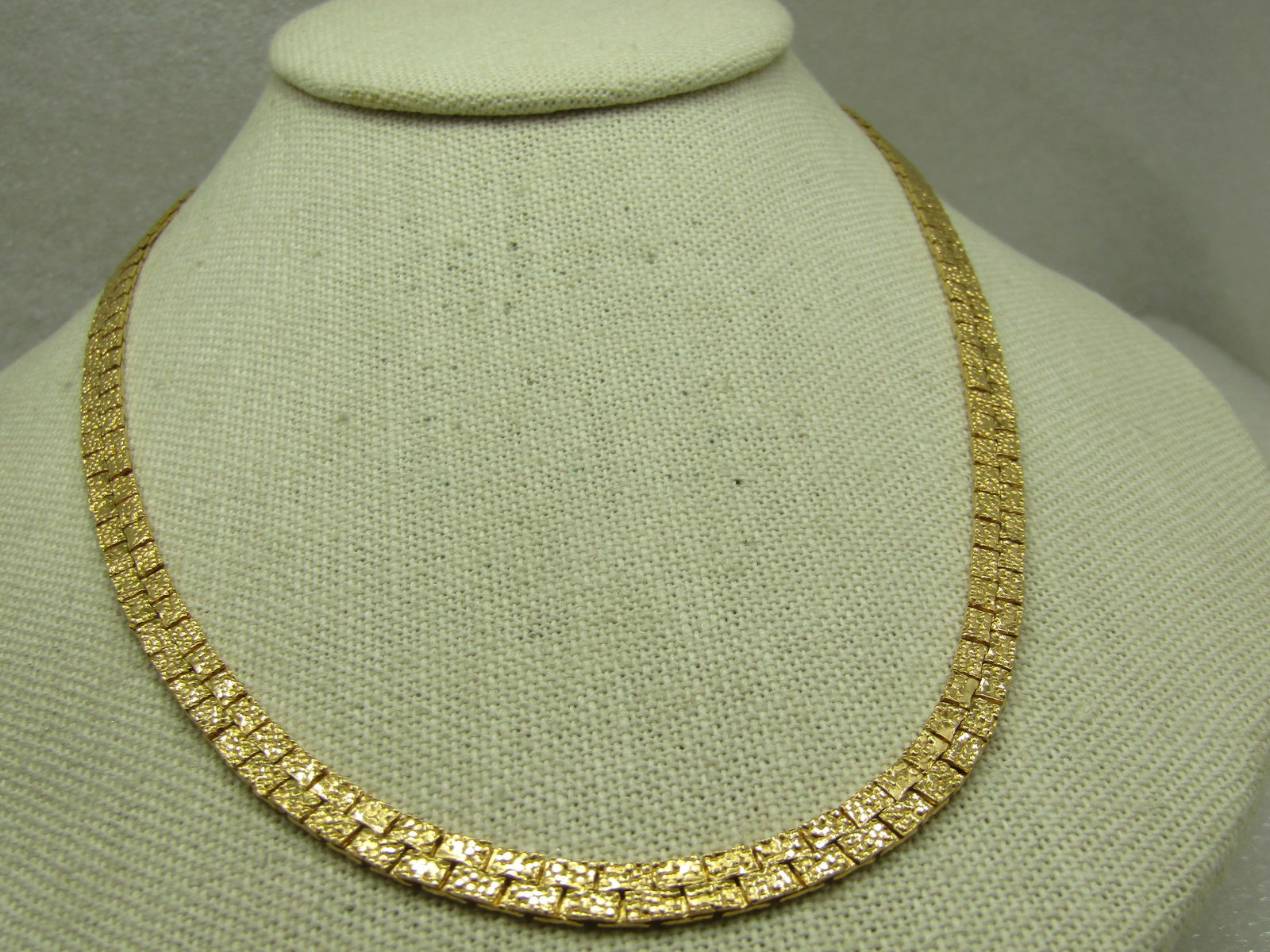 Vintage 10kt Plated I LOVE YOU Necklace, Reversible 18" - 3