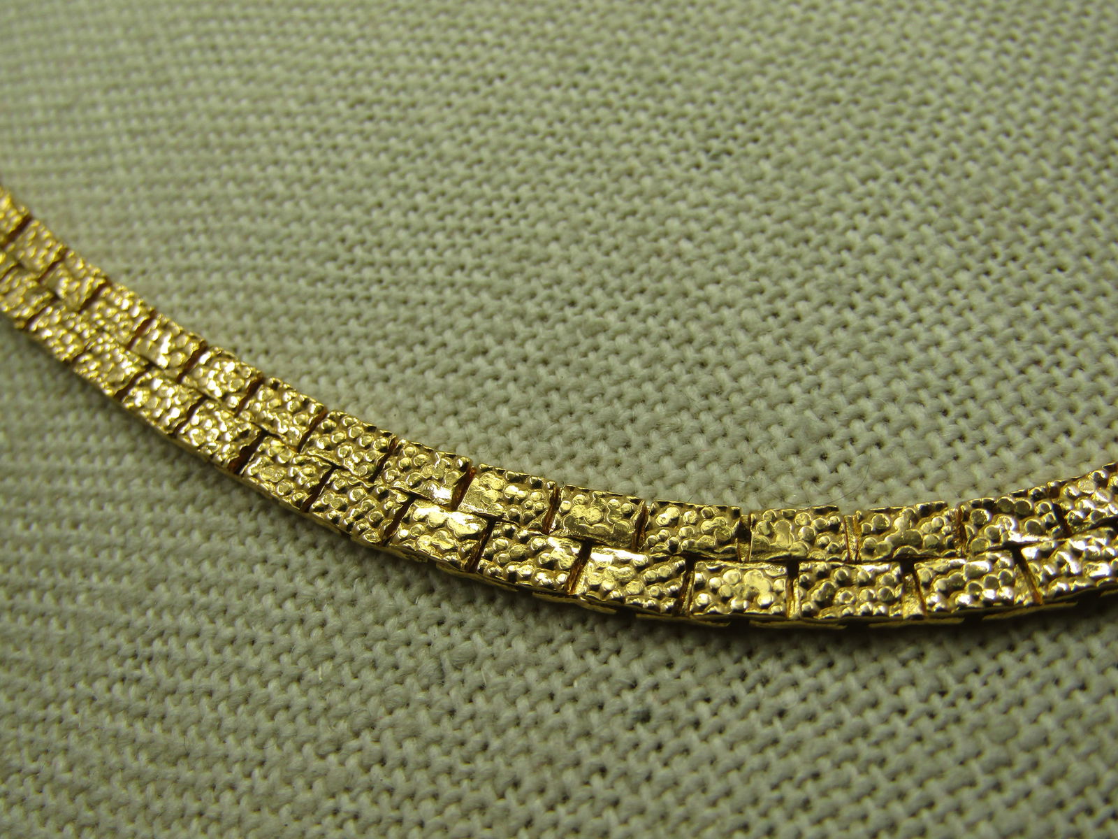 Vintage 10kt Plated I LOVE YOU Necklace, Reversible 18" - 4