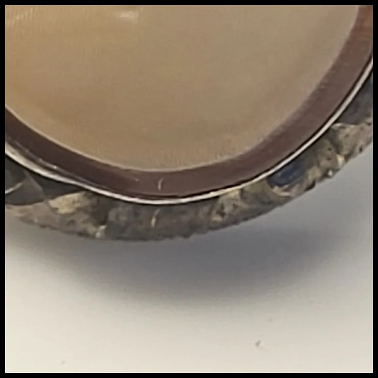 Vintage Silver Cameo ring - 4