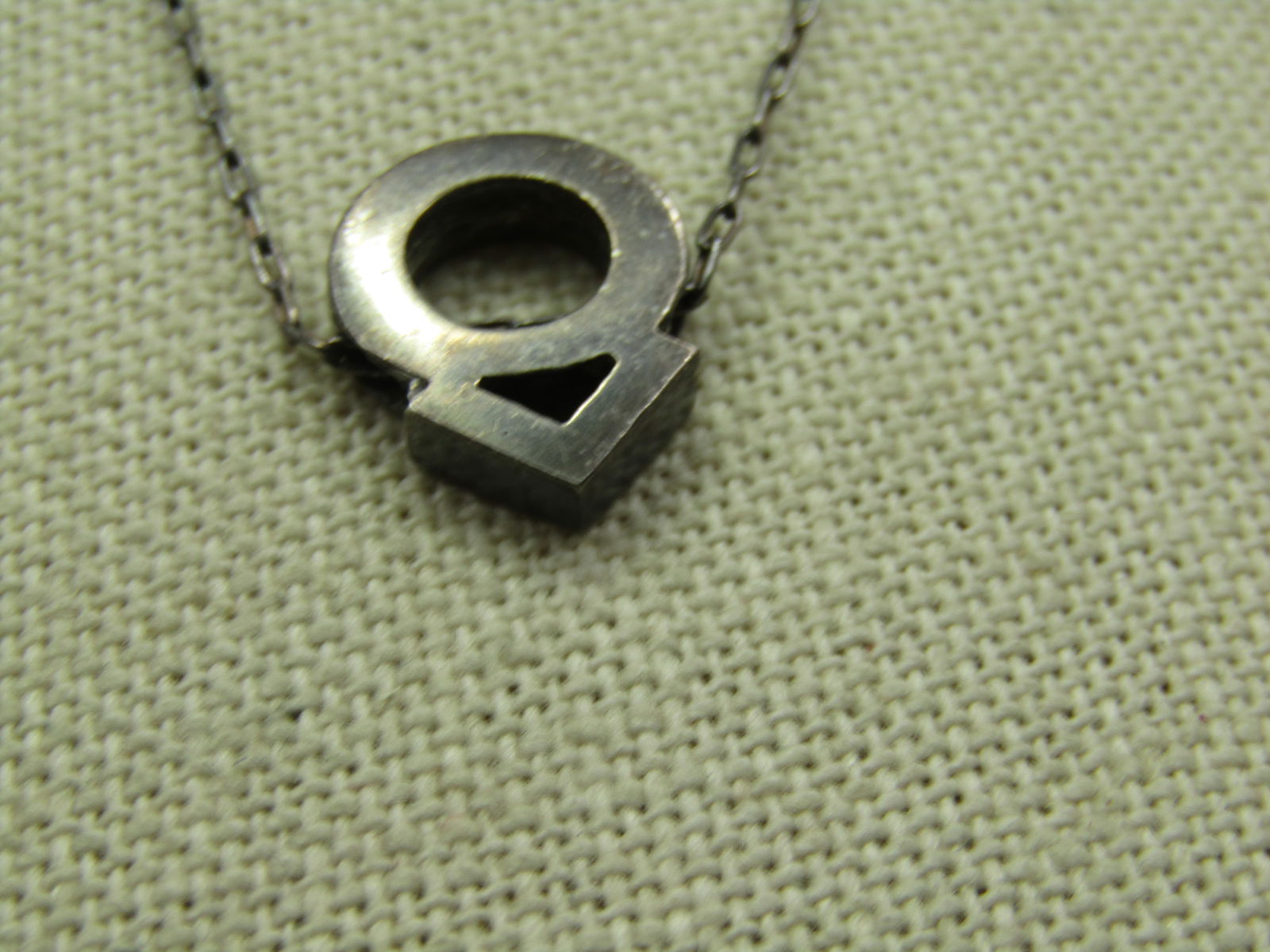 Vintage Circle Arrow Up Necklace 15.25", Mid-Century - 2