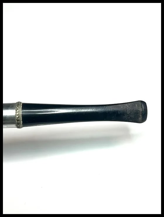 Vintage Silver and Steel Cigar Cutter & Zeus Cigarette Holder - 10