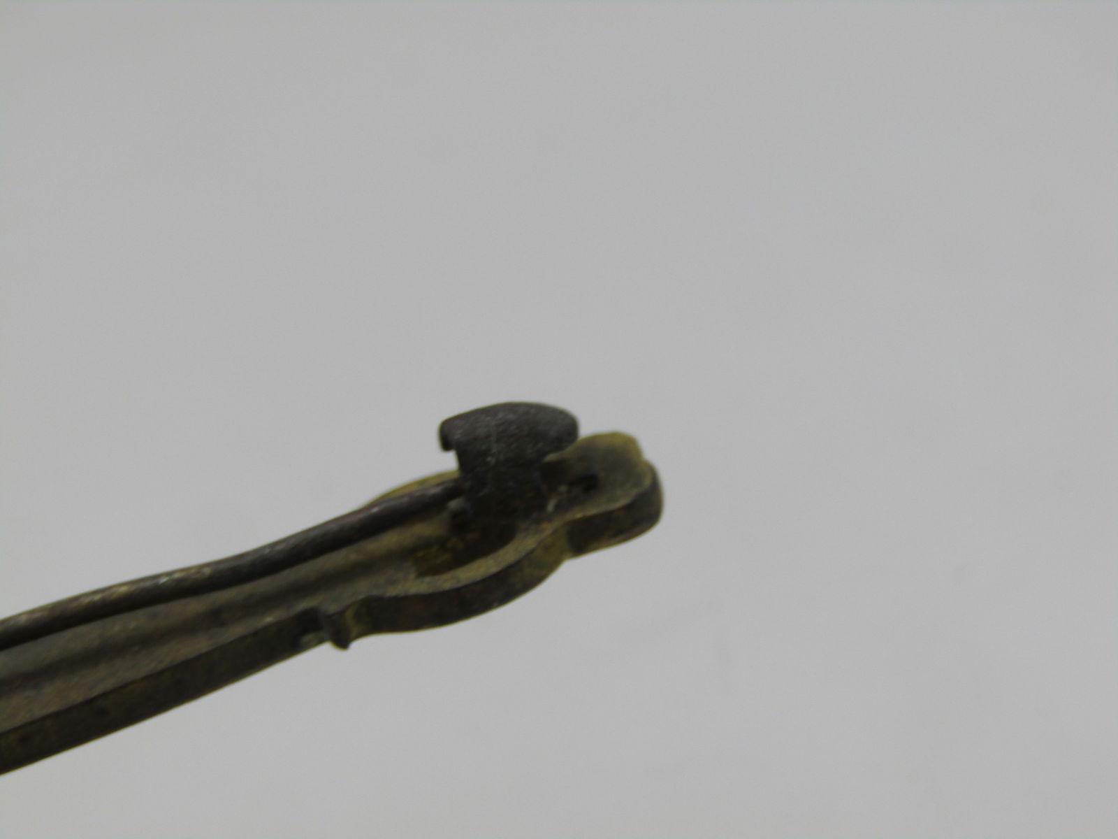 Victorian Emameled Bar Brooch, 2", 1800's, C-Clasp - 7