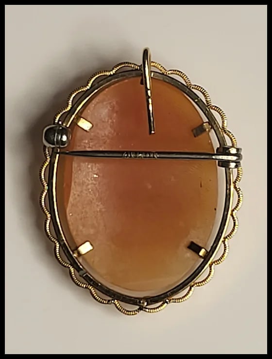 Vintage Cameo Brooch/Pin - 3