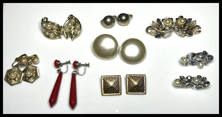 Collection of Vintage Earrings - 4