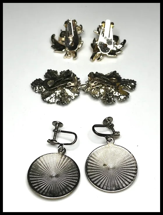 Vintage Lot of Earrings - 3