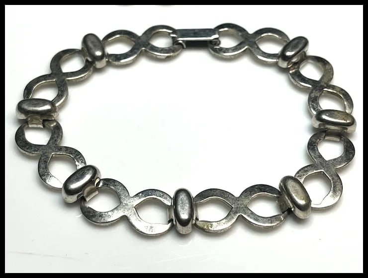 Vintage Dufoe Figure Eight, Eternity, Necklace and Bracelet Set - 7