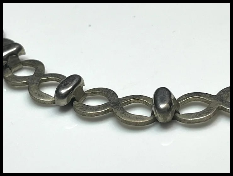 Vintage Dufoe Figure Eight, Eternity, Necklace and Bracelet Set - 9