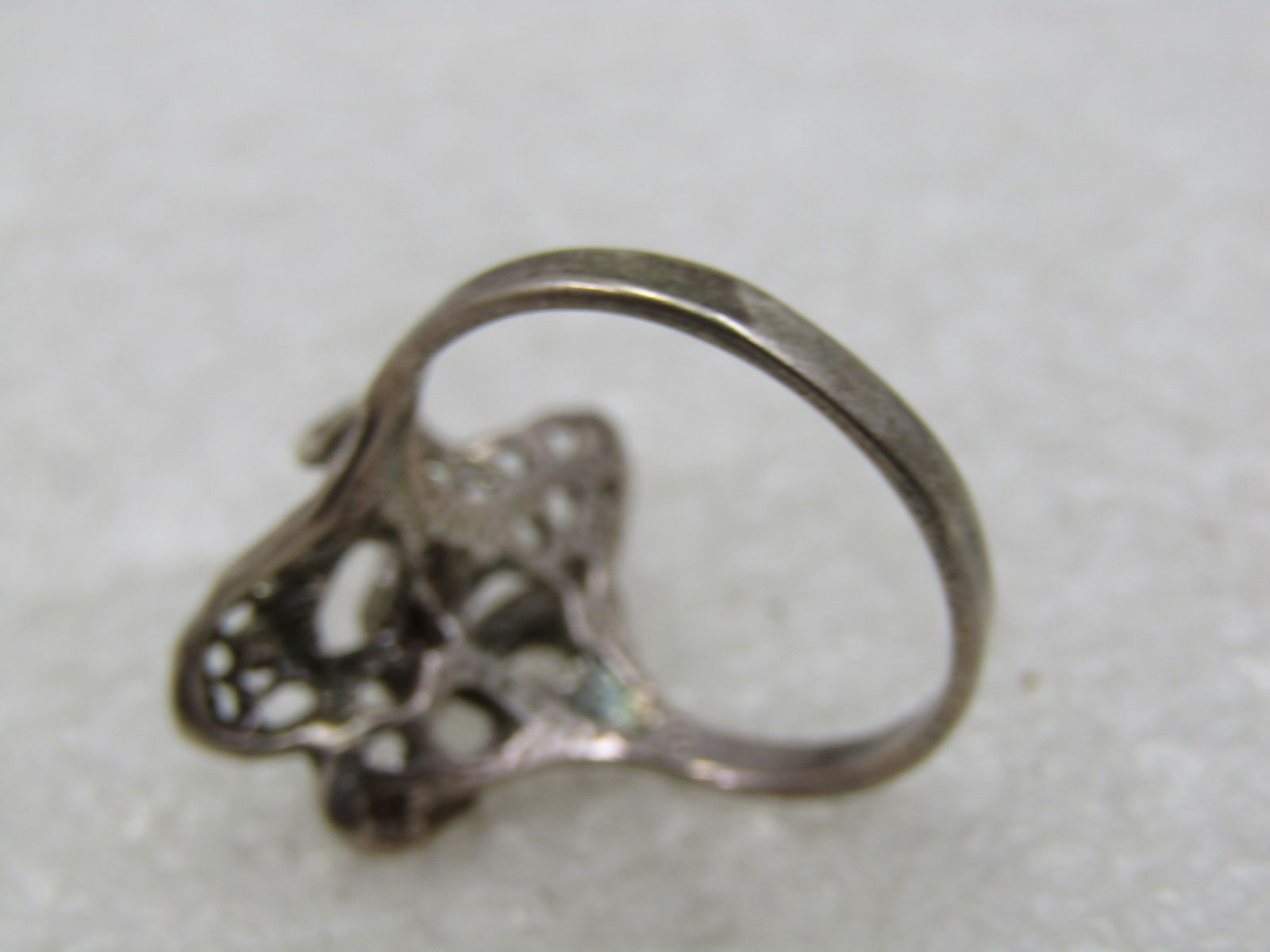 Vintage Sterling Fiigree Mod Ring, Sz. 7, 1960's-1970's - 6