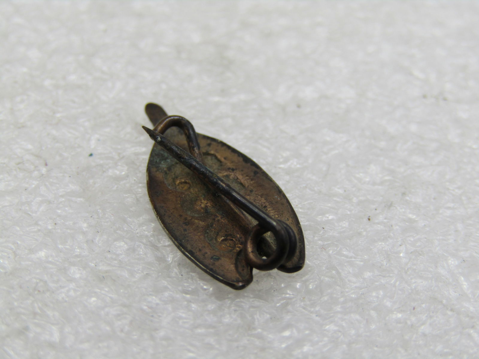 Antique 1909 Wishbone Pin, C-Clasp, Roosevelt Era - 4