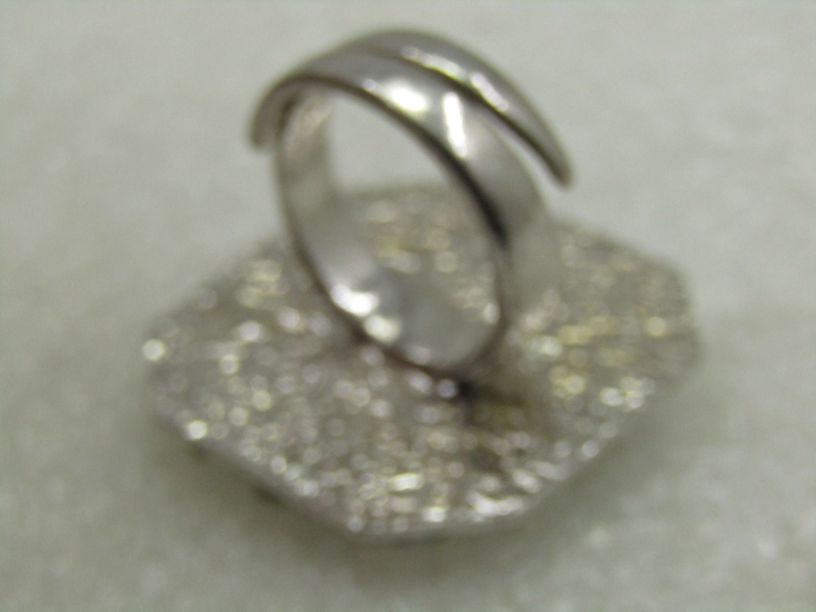 Vintage Faux Druzy Quartz Ring, Adjustable 6-9. - 7