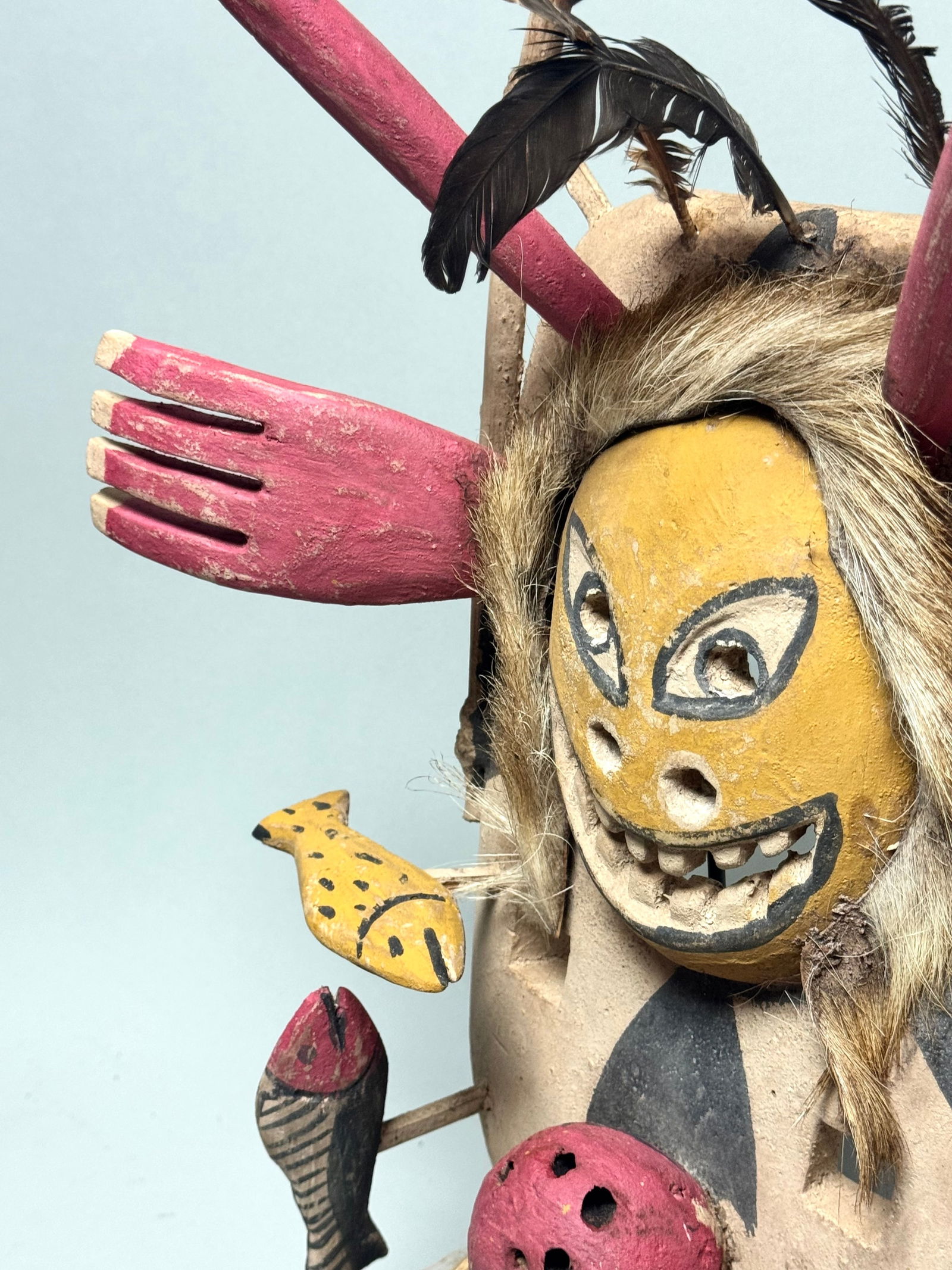 Inuit Eskimo Mask Alaska - 4