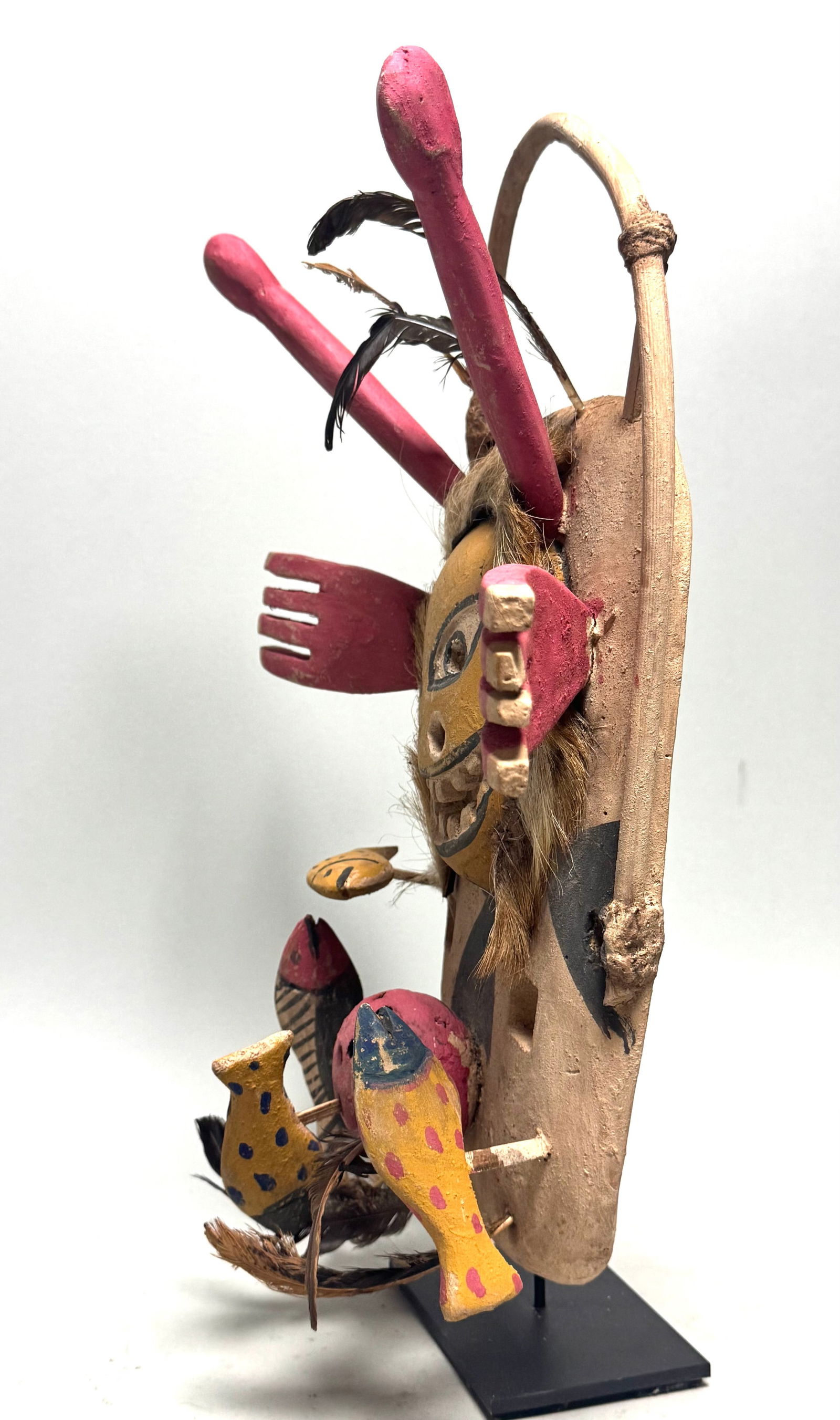 Inuit Eskimo Mask Alaska - 9