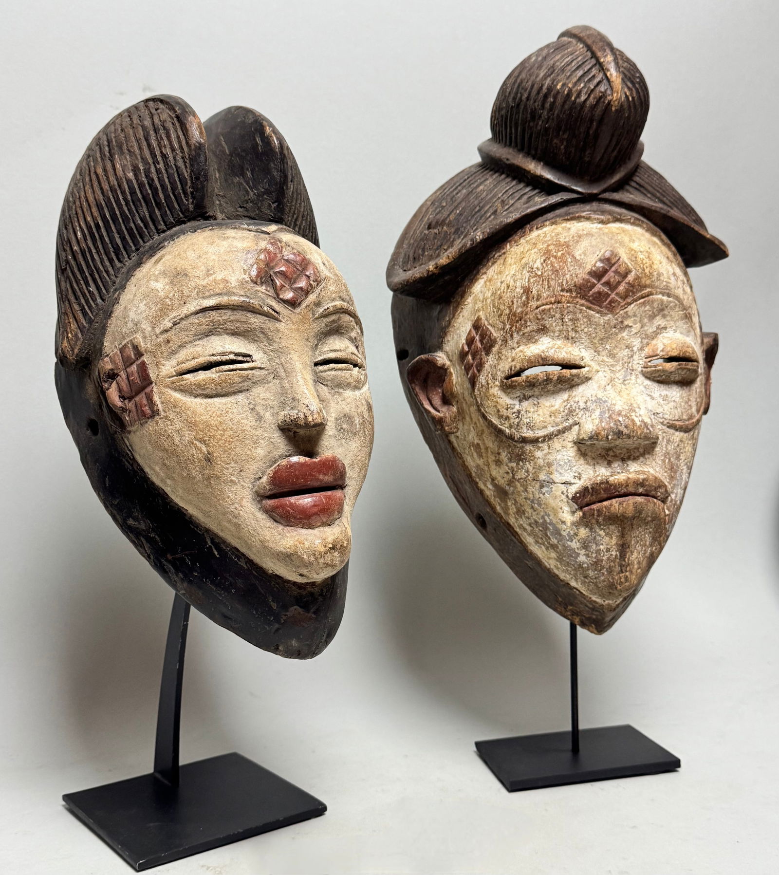 Funeral masks Punu , Gabon - Africa - 3