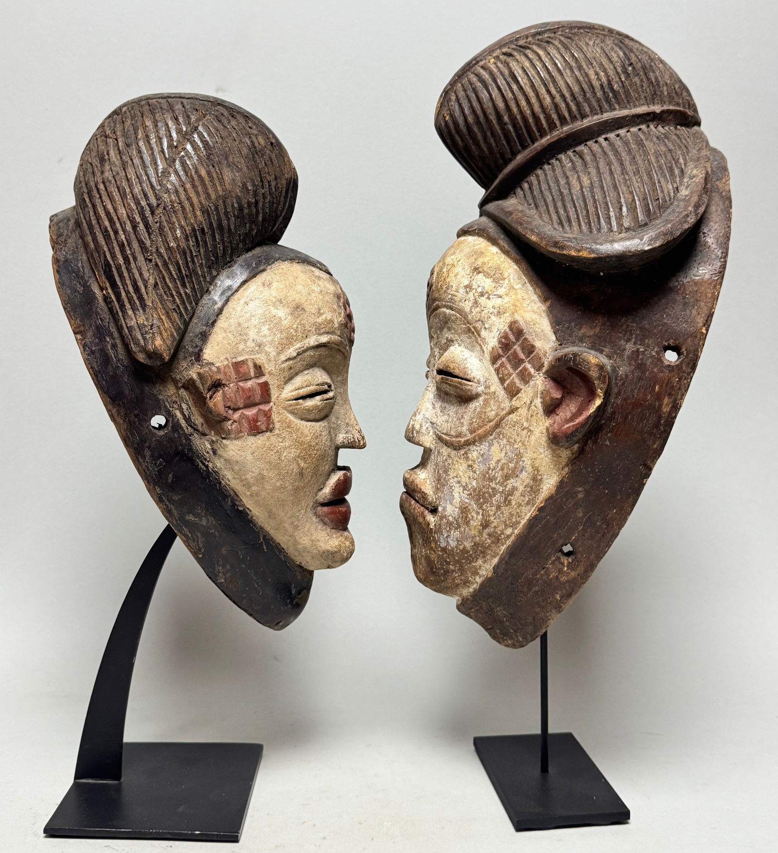 Funeral masks Punu , Gabon - Africa - 4