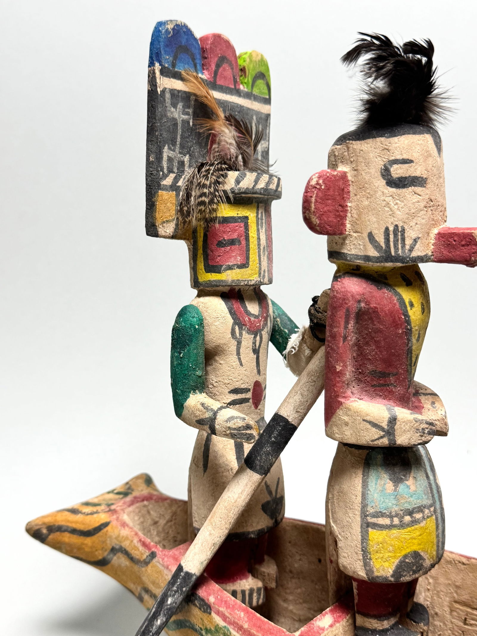 Canoe - wood - Zuni - New Mexico USA - 10