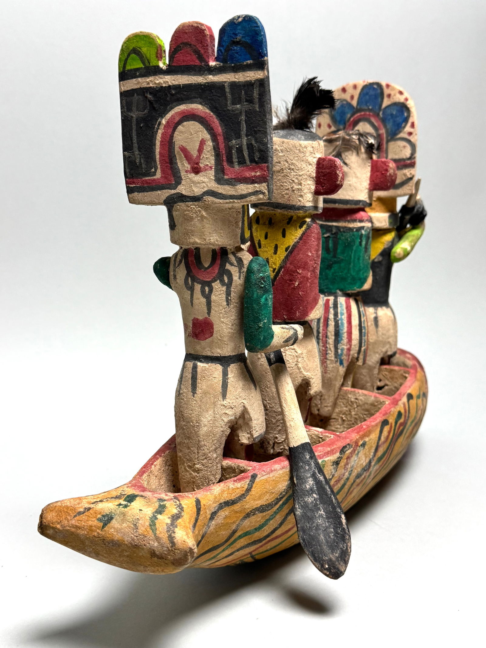 Canoe - wood - Zuni - New Mexico USA - 13